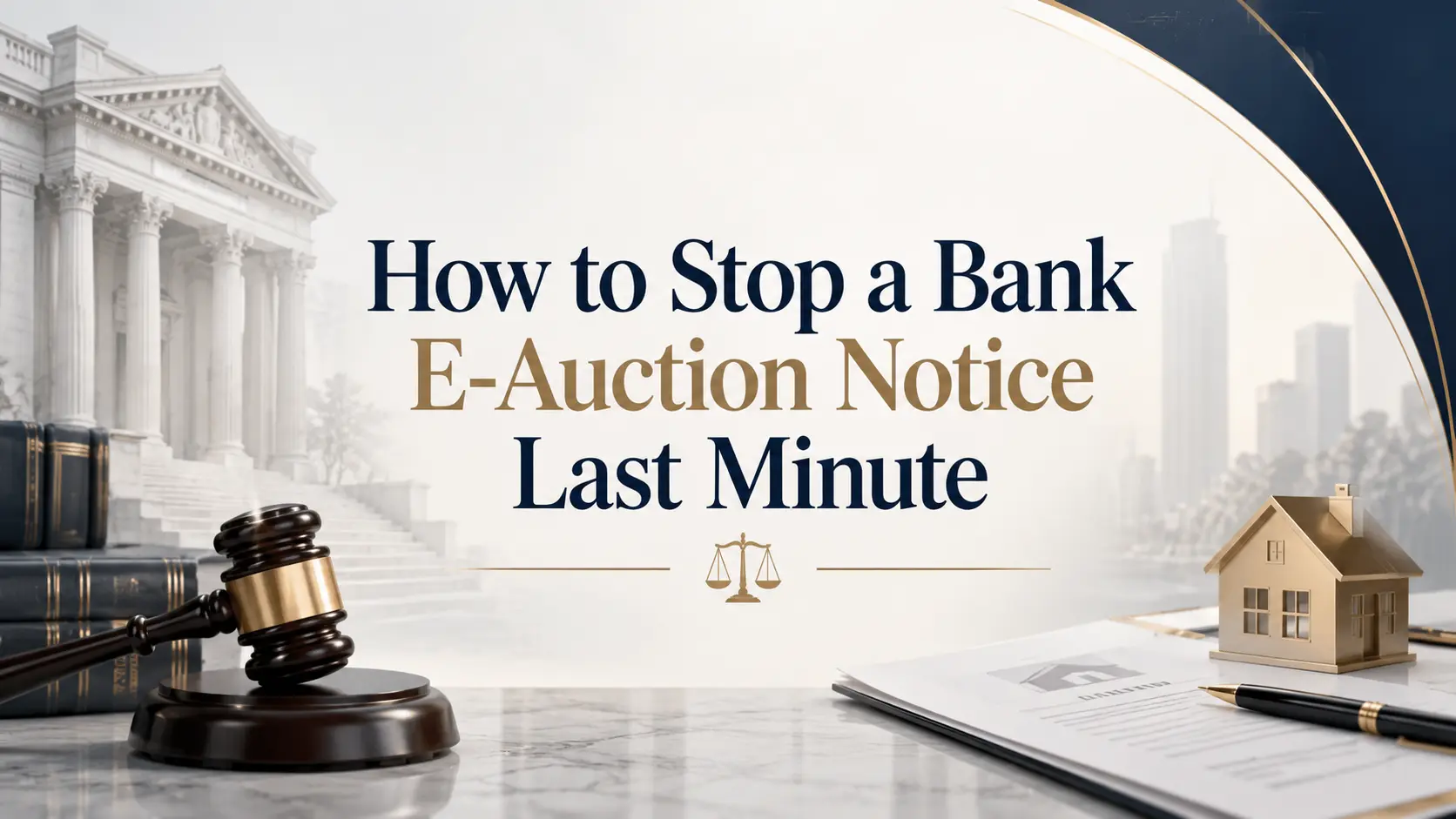 How to Stop a Bank E-Auction Notice Last Minute
